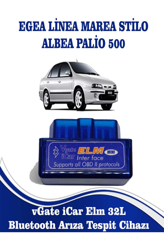Fiat Egea Linea Doblo Fiorino Marea Albea Palio 500 Stilo Uyumlu Elm Arıza Tespit Cihazı