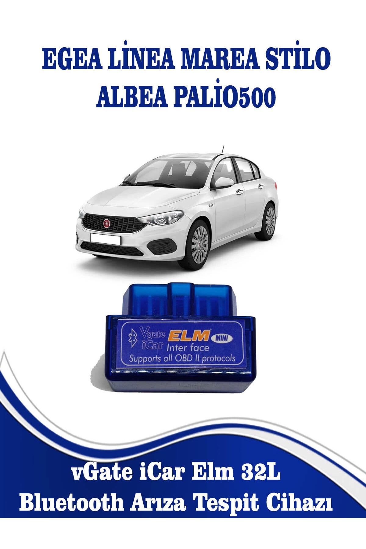 Fiat Egea Linea Doblo Fiorino Marea Albea Palio 500 Stilo Uyumlu Elm Arıza Tespit Cihazı