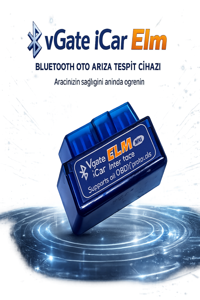 Vgate İcar Elm Obd2 Çift Anakartlı Bluetooth PIC18F25K80 Destekli DDT4ALL-TORQUE Pro-Dtcfix İOS Android Uyumlu