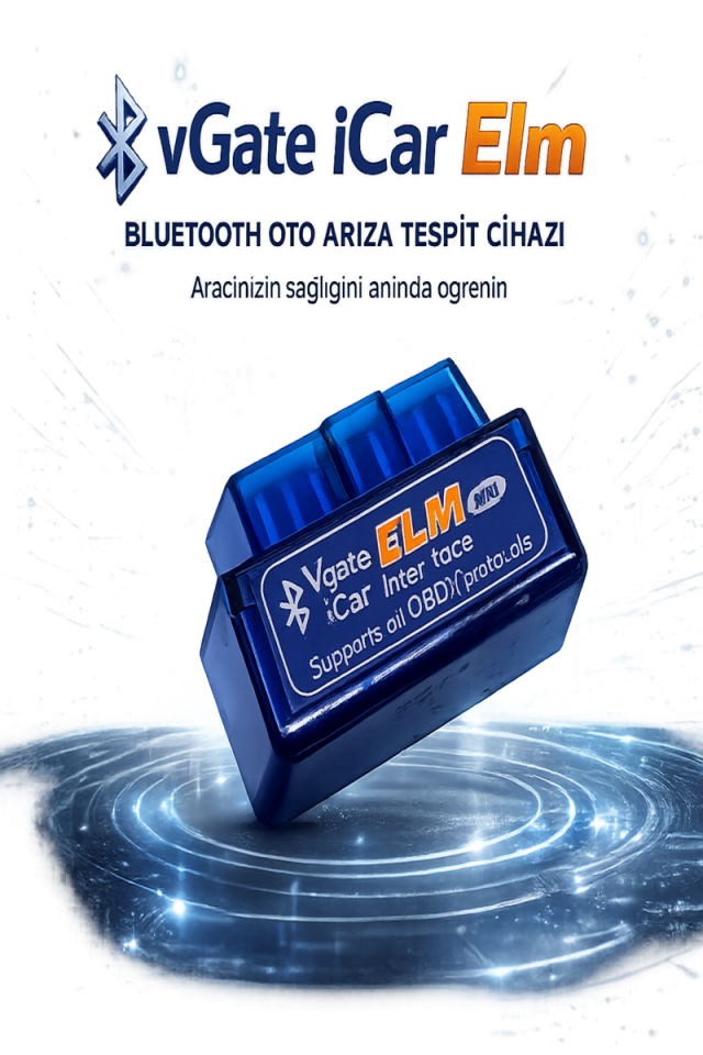 Vgate İcar Elm Obd2 Çift Anakartlı Bluetooth PIC18F25K80 Destekli DDT4ALL-TORQUE Pro-Dtcfix İOS Android Uyumlu