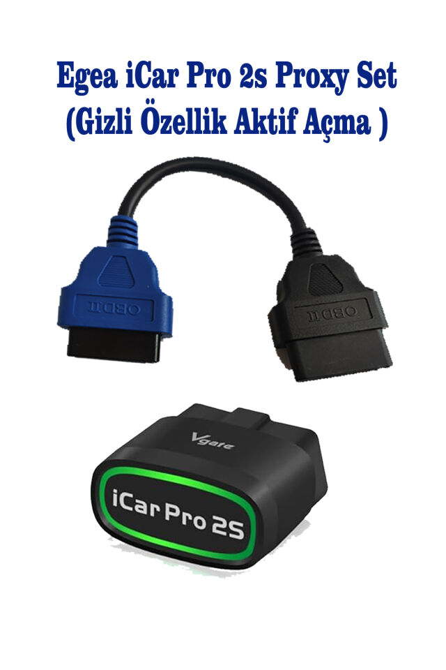 iCar Pro 2s ve Mavi Soket - Egea Gizli Özellik Aktif Etme ve Arıza Tespit Proxy Seti