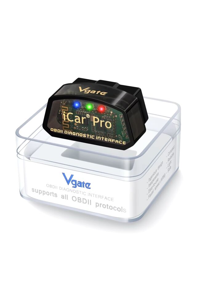 vGate iCar Pro WiFi 2.3V Bandrollü Arıza Tespit ve Gizli Özellik Açma Cihazı