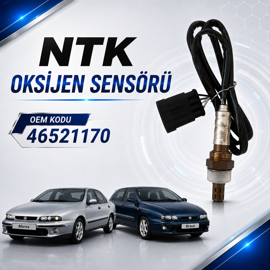 Fiat Marea Brava Siena Palio 1.6 Uyumlu NTK Oksijen Sensörü
