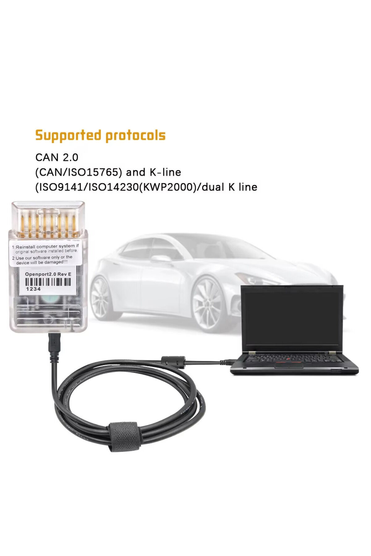 Tactrix Openport 2.0 J2534 ECU Flasher ve Profesyonel Arıza Tespit Cihazı