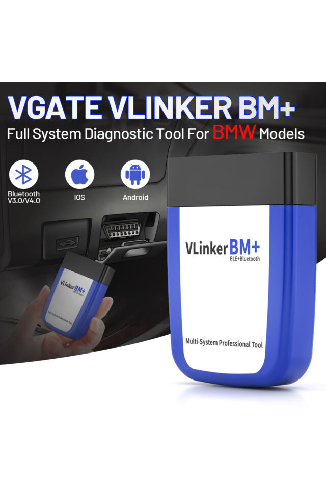 vGate vLinker BM+ BMW MINI İçin Özel Arıza Tespit ve Gizli Özellik Açma Cihazı