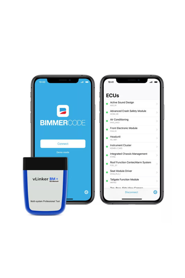 vGate vLinker BM+ BMW MINI İçin Özel Arıza Tespit ve Gizli Özellik Açma Cihazı