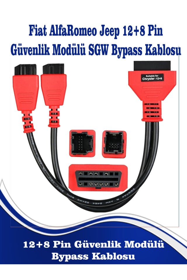 FİAT (DOBLO) CHRYSLER DODGE JEEP ALFA ROMEO UYUMLU 12+8 PİN GÜVENLİK MODÜLÜ SWG KABLOSU