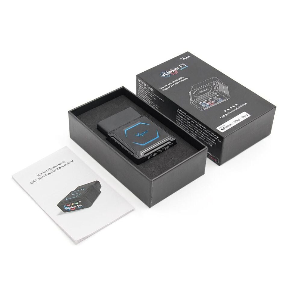 vLinker FS Bluetooth Ford FORScan Gizli Özellik Açma Ve Arıza Tespit Cihazı HS/MS-CAN