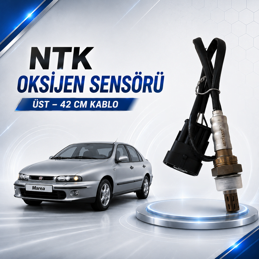 NTK Fiat Marea Liberty Exculisive - Stilo 1.6 Uyumlu Oksijen Sensörü Üst 42 cm Kablo