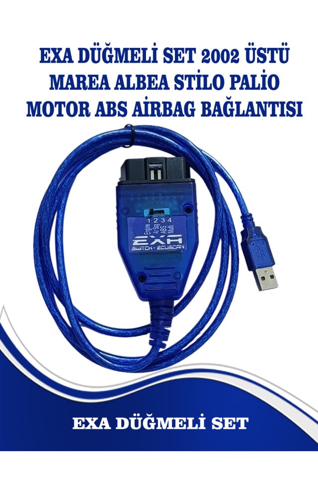 EXA MAREA ALBEA PALİO AİRBAG ABS MOTOR ARIZA TESPİT CİHAZI