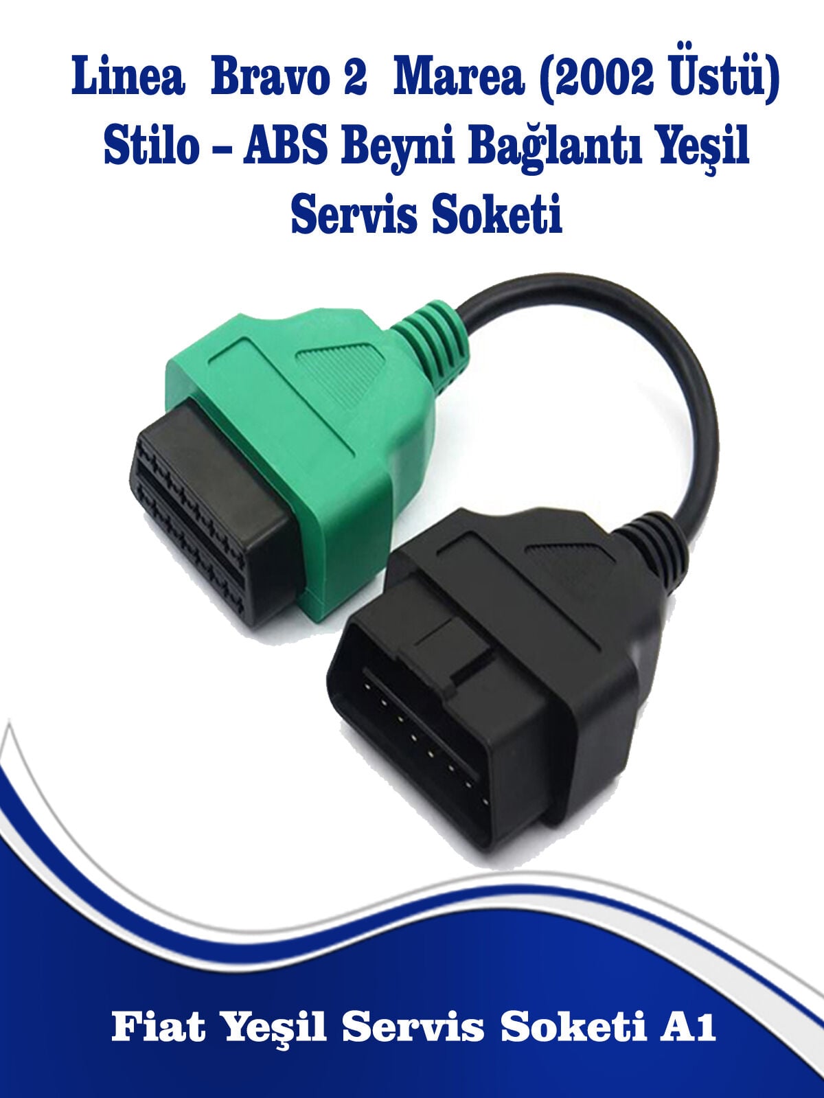 Yeşil Servis Soketi Fiat Uyumlu ABS Beyni Bağlantısı İçin