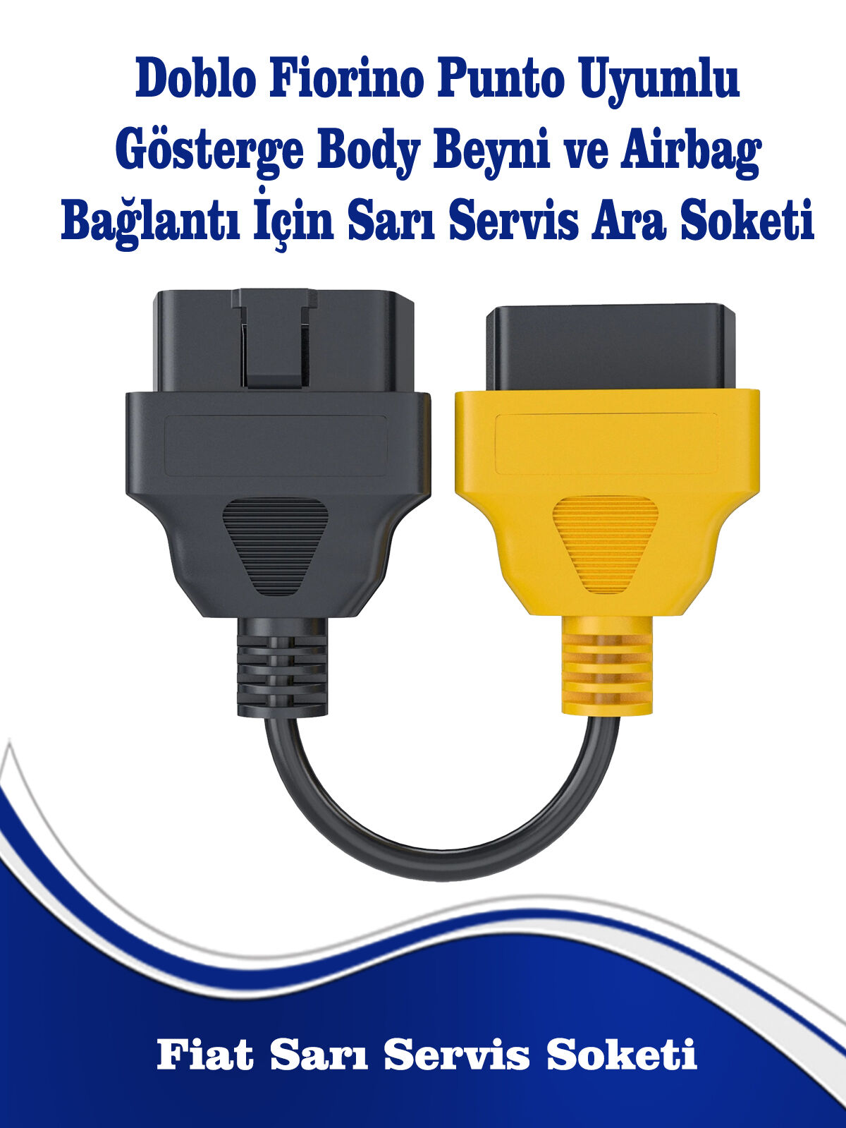 Fiat Doblo Fiorino Punto Uyumlu Sarı Soket