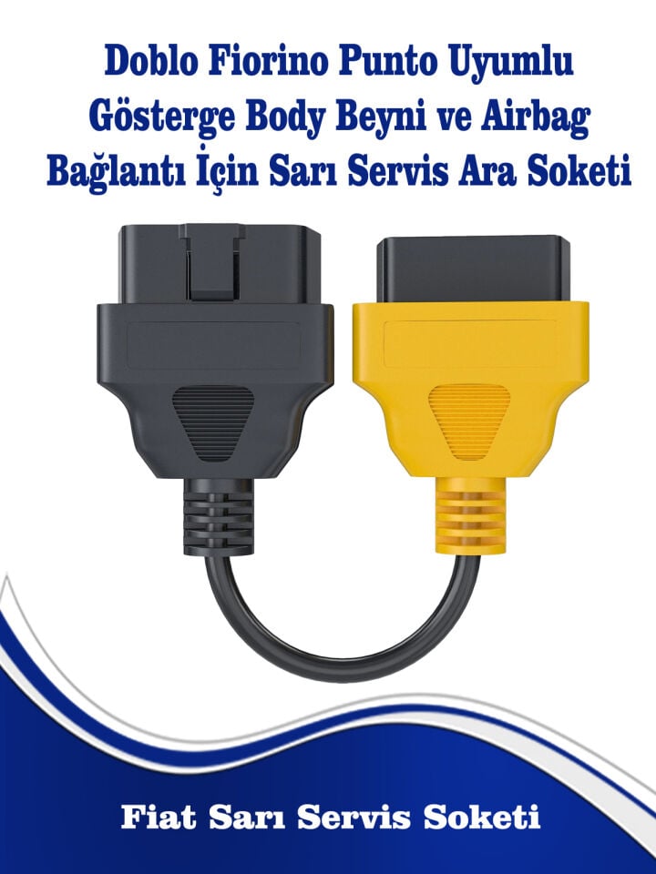 Fiat Doblo Fiorino Punto Uyumlu Sarı Soket