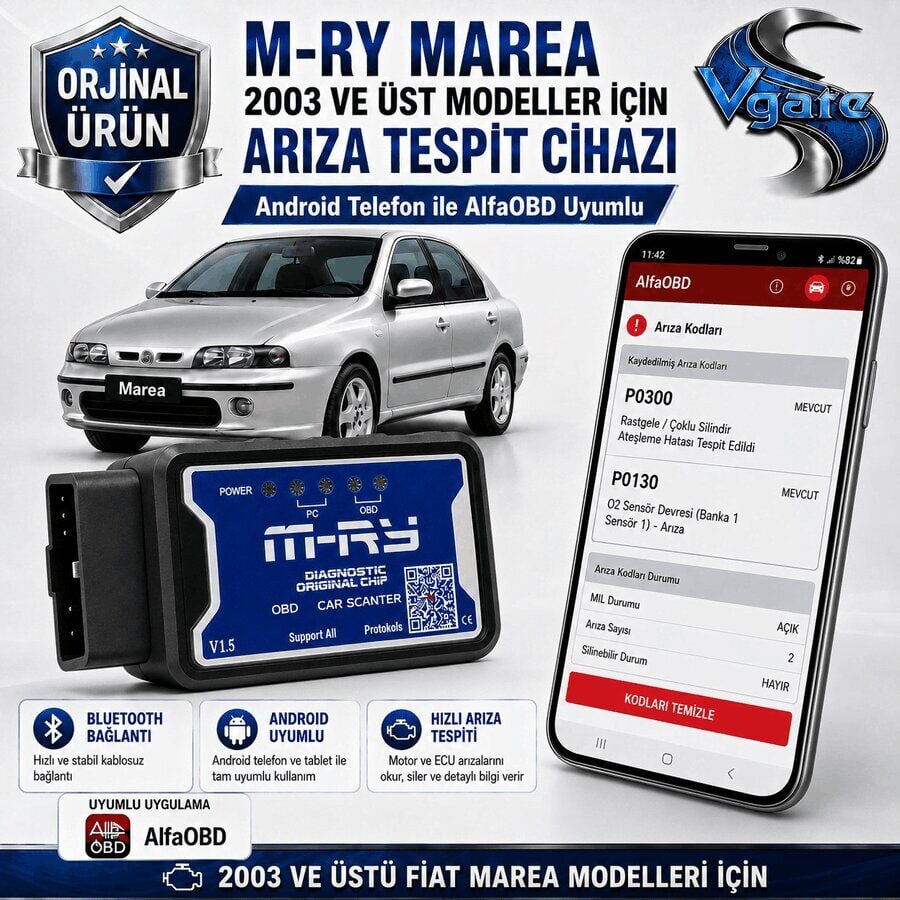 M-RY MAREA 2003 VE ÜST MODELLER İÇİN ARIZA TESPİT CİHAZI