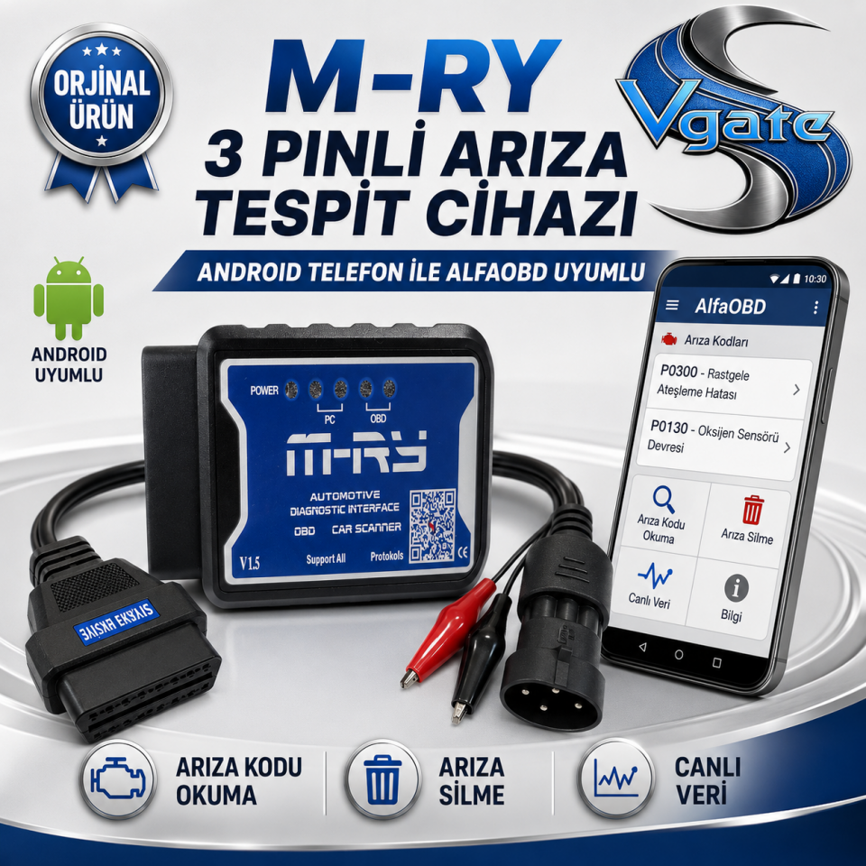 M-ry 3 Pinli Set Marea Brava Arıza Tespit Cihazı