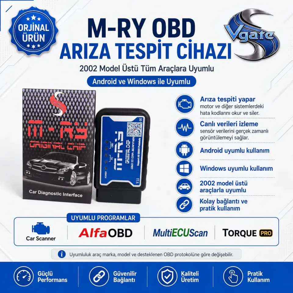 M-ry Fiat Uyumlu Arıza Tespit Cihazı
